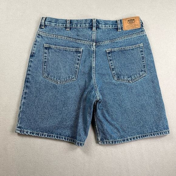 Route 66 Shorts Mens 36x9 Blue Relaxed Fit Denim Streetwear Baggy Skater Y2K - Picture 2 of 12